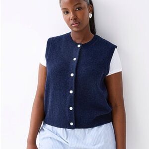 Simons Twik plush knit vest